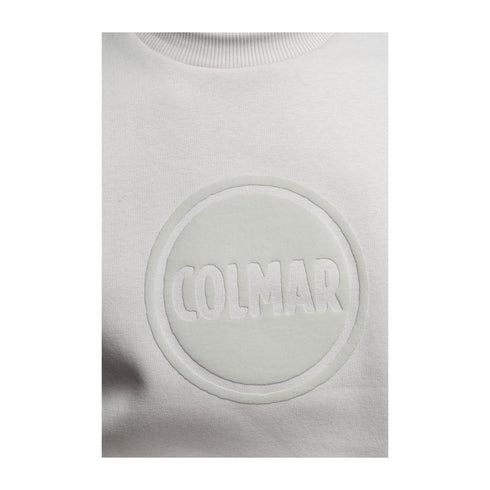 Colmar Felpa girocollo Felpa Uomo logo tono su tono Incenso - Francavilla Moda